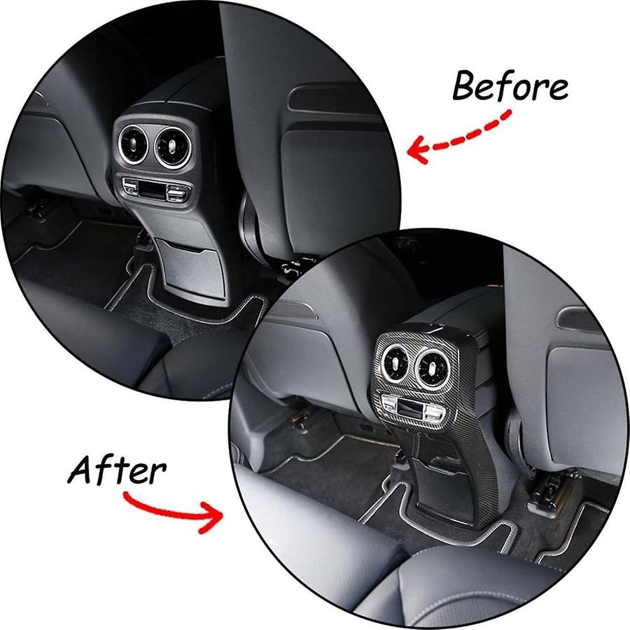 Carbon Fiber for G Class W461 W463 W464 2019-2022 Rear Air Vent Frame Cover Trim Interior Accessori
