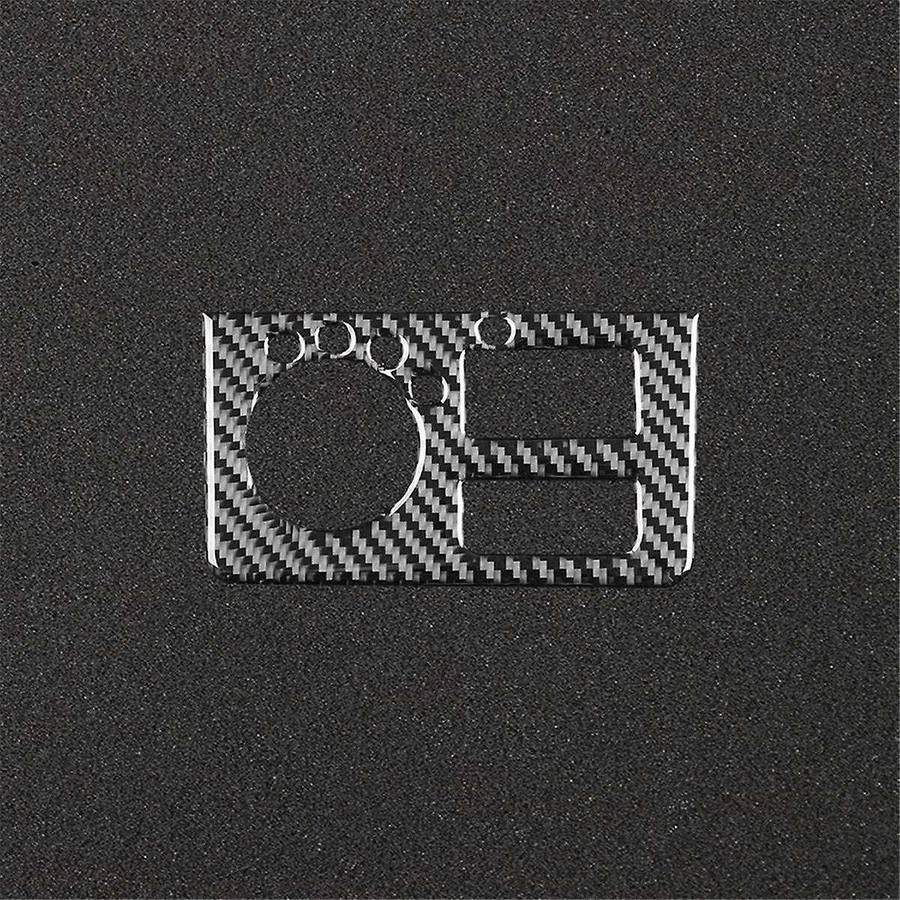Carbon Fiber for X5 E53 2000-2006 LHD Car Headlight Switch Panel Cover Trim Interior Accessories