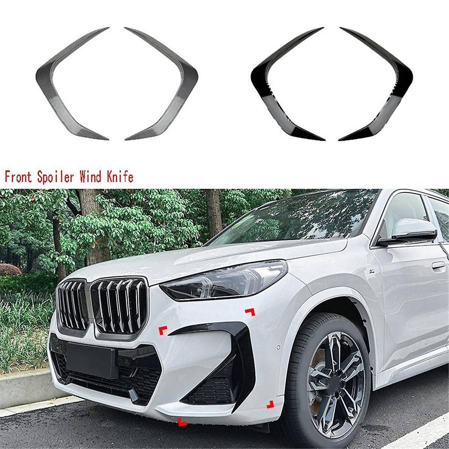 Carbon Fiber Front Spoiler Wind Knife for X1 U11 IX1 20i 23i 30e 25e M35i 2022-24 Bumper Surround S