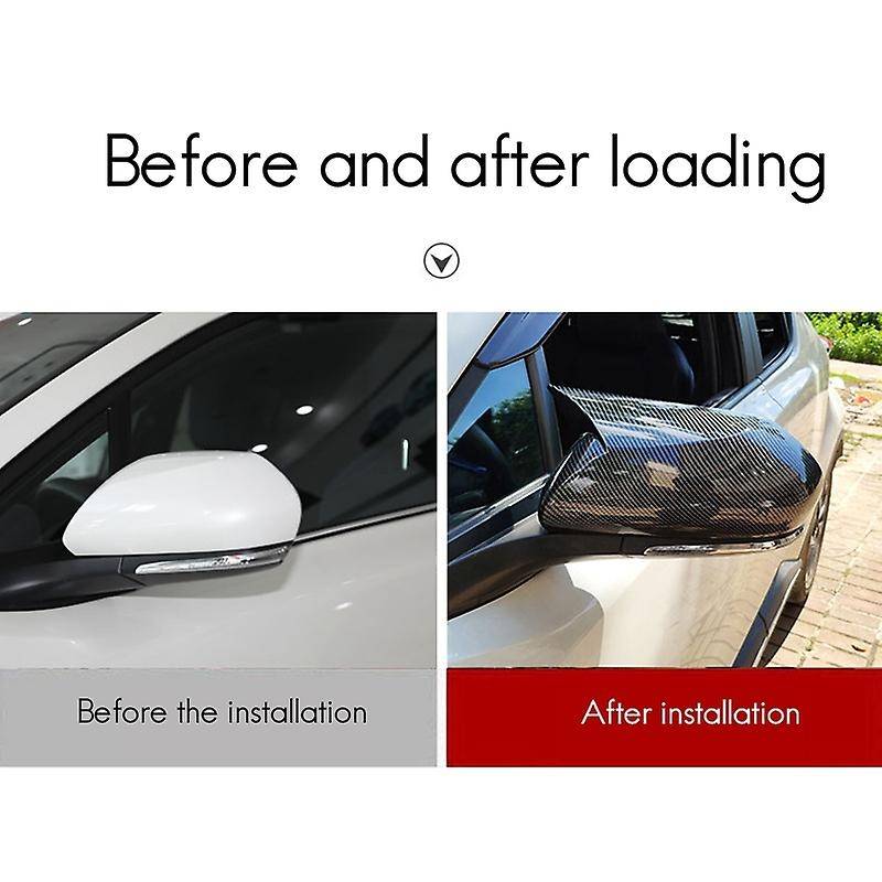 Carbon Fiber Rear View Mirror Case Cover Side Wing Mirror Shell for 2018+ for 2019 C- 2016-2018+