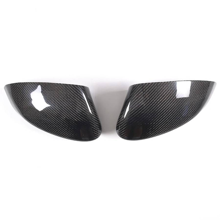 Carbon Fiber Rearview Mirror Cover for F-Type 2013-2020 Door Side Mirror Cover Trim Exterior Access