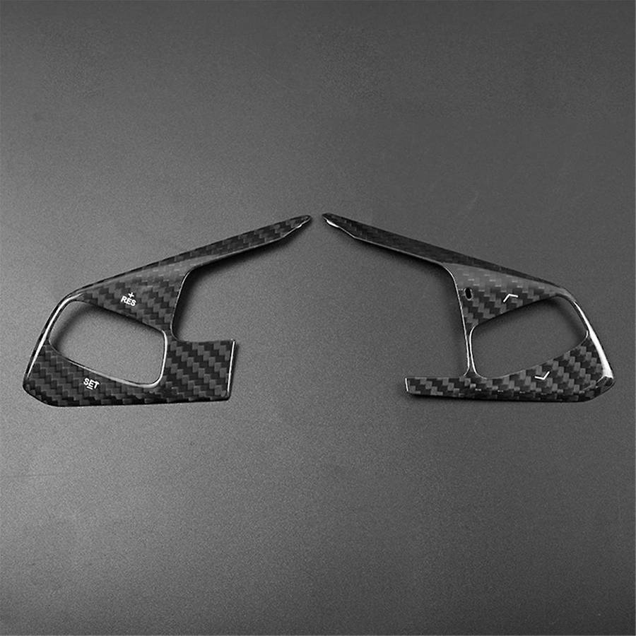 Carbon Fiber Steering Wheel Panel Sticker for C8 2020-2023 Steering Wheel Decoration