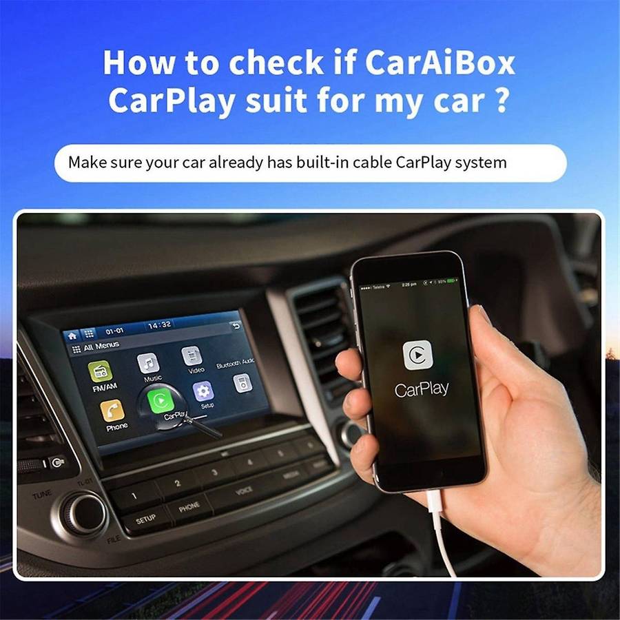 Carplay Ai Box Android Auto Wireless Carplay Adapter Open Car Multimedia Player Android13 System 2+