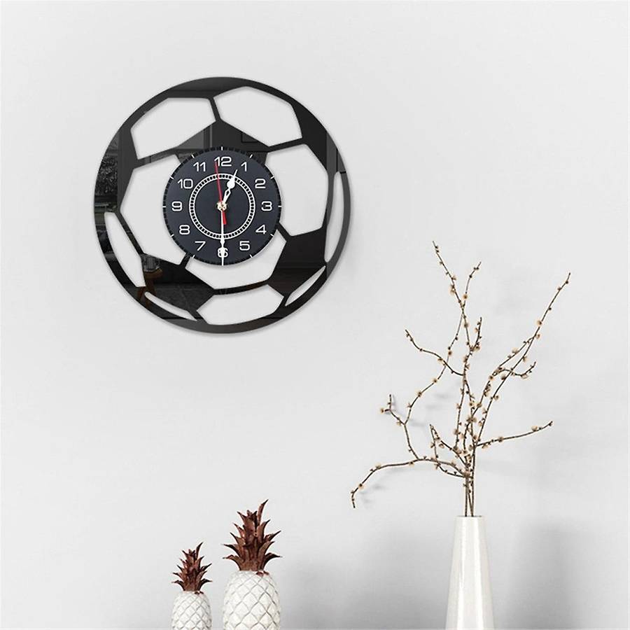 Cartoon Football Clock Fashion Simple Wall Clock Living Room Bedroom Wall Quartz Clock Wall Clock