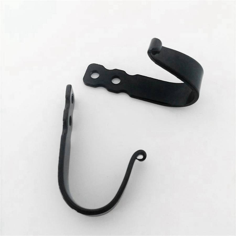 Cast Iron Wall Hooks (5 Pack) Wall Mounted Farmhouse Decorative for Behind the Door Coats, Bags or P