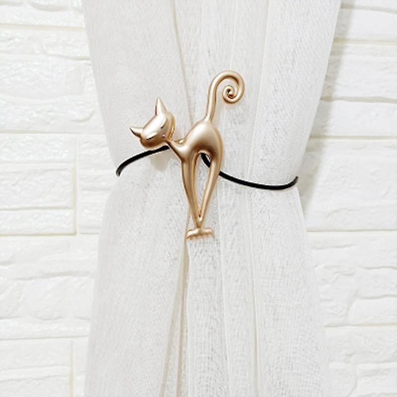 Cat Shape Strong Curtain Tiebacks Belts Ropes Curtain Holdback Curtain Rods Accessoires Curtain Rin