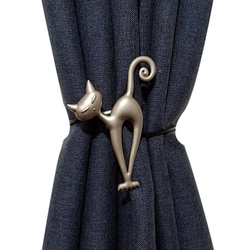 Cat Shape Strong Curtain Tiebacks Belts Ropes Curtain Holdback Curtain Rods Accessoires Curtain Rin