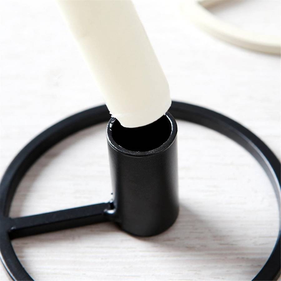 C-Candle Holders, Retro Candlesticks, Metal Geometric Vintage Candle Sticks Holder for Tables Centre