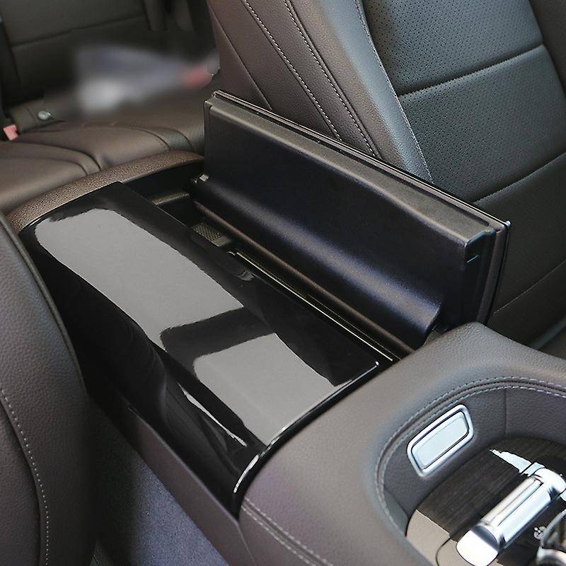 Center Console Armrest Panel Cover Trim for GLS Class W167 V167 X167 GLE350 GLE450 2020 2021+ Black