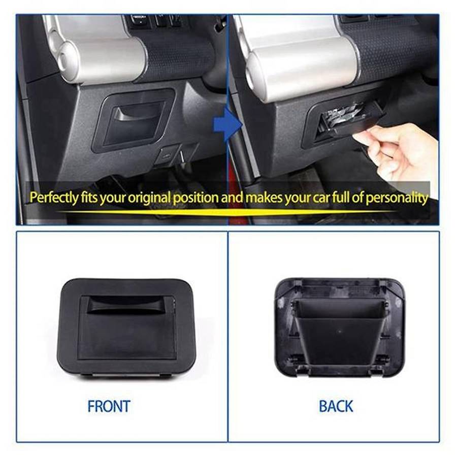Center Console Fuse Storage Box for 2007-2021, Driver'S Seat Fuse Box Coin Container Inner Storage