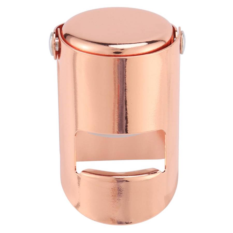 Champagne Bottle Stopper Gold Stainless Steel Champagne Sealer Plug Super Powerful Vacuum Seal Reus