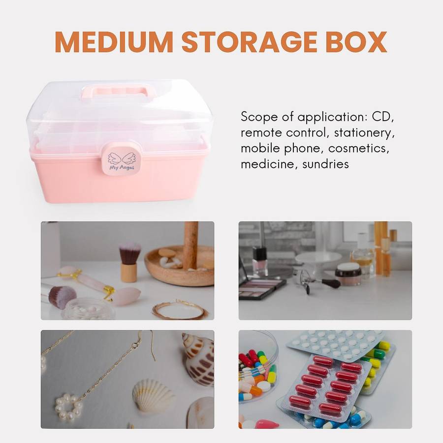 Children's Hair Accessories Storage Box Girl Rubber Band Headdress Desktop Finishing Dressing Jewel