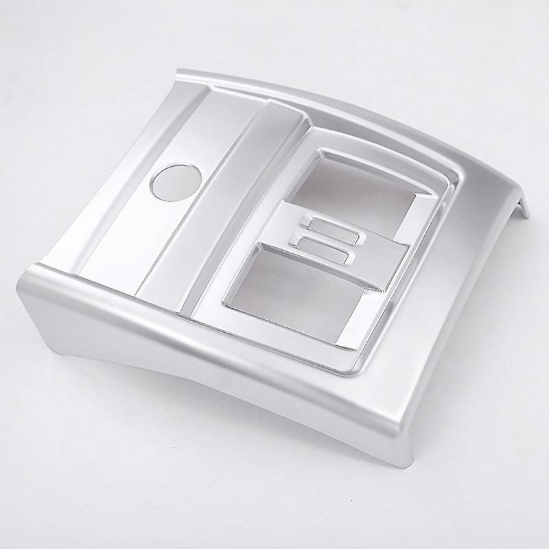Chrome ABS Rear Armrest Box Air Conditioning Socket Frame Cover Trim for - 3 Series F30 GT F34 320 2