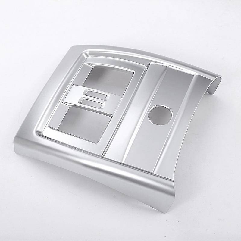 Chrome ABS Rear Armrest Box Air Conditioning Socket Frame Cover Trim for - 3 Series F30 GT F34 320 2