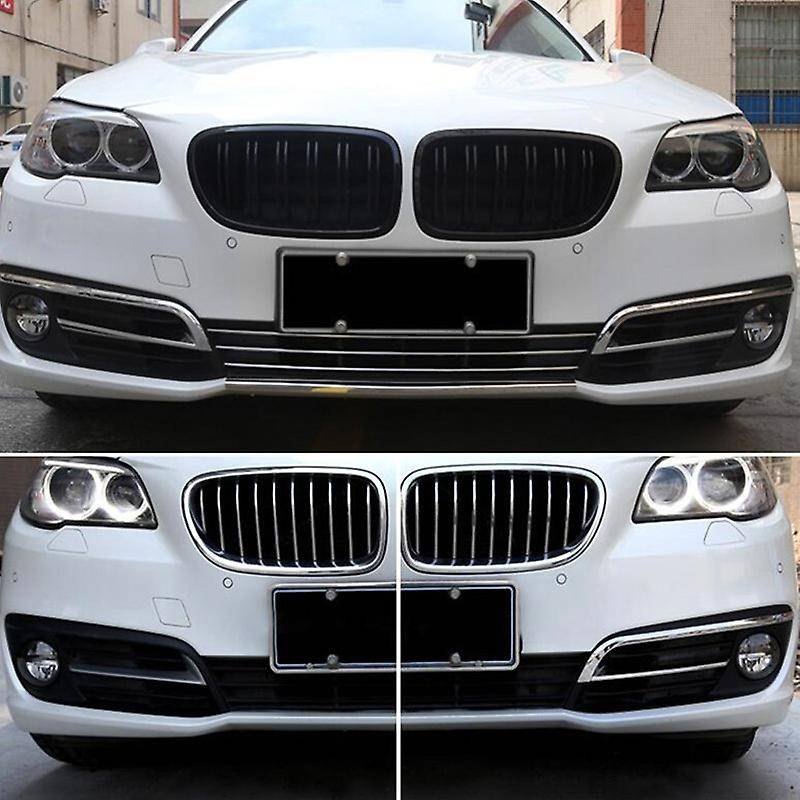 Chrome Front Fog Lamp Frame Decoration Cover Trim Strip Exterior Accessories for 5 Series 520I 528I