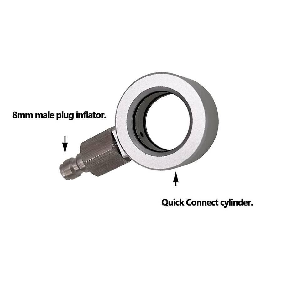 Co2 Refill Adapter for Pink Co2 Cylinder Exchange Carbonator Fill Station for DUO Terra Art Tank