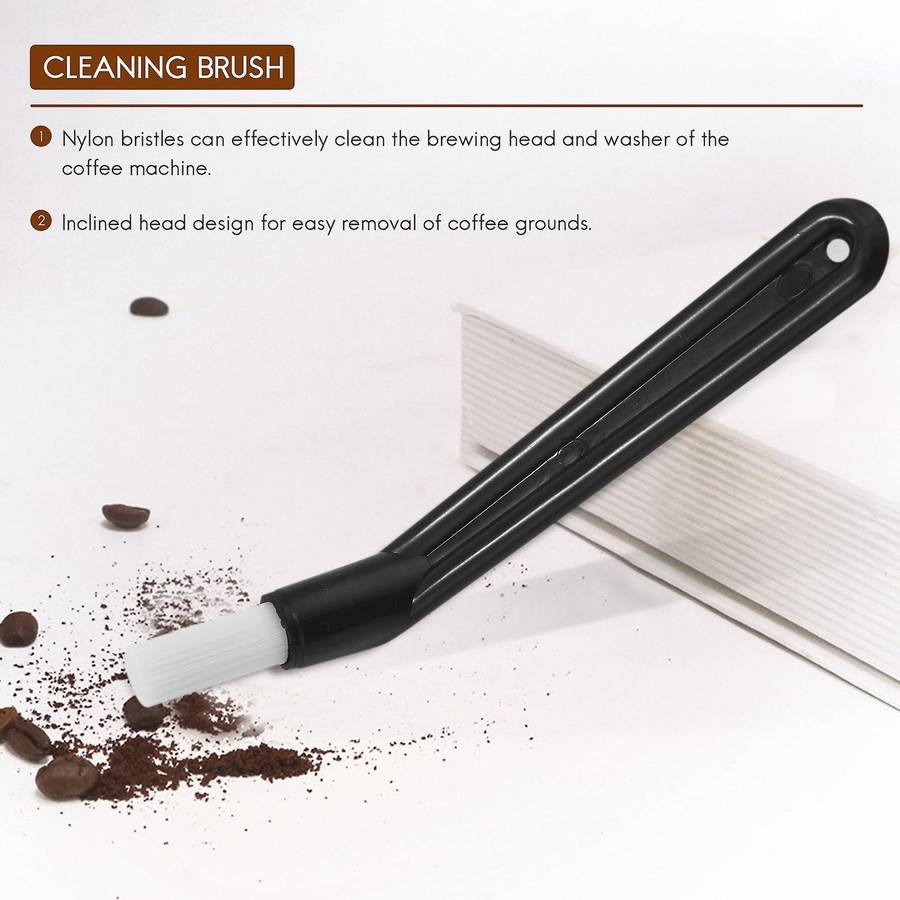 Coffee Machine Cleaning Brush Plastic Handle with Nylon Bristles Brush Espresso Brush Coffee Cleanin