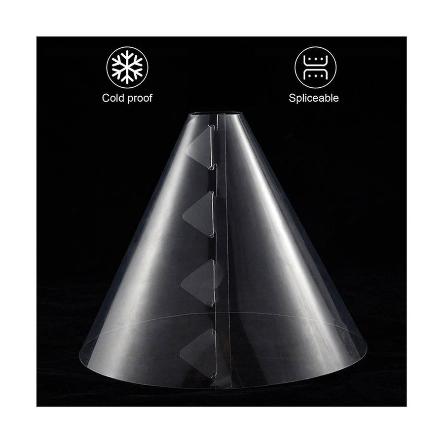 Conical Plant Seedling Shield Reusable Plant Bell Cover Plant Cover for Protecting Vegetable Seeds F