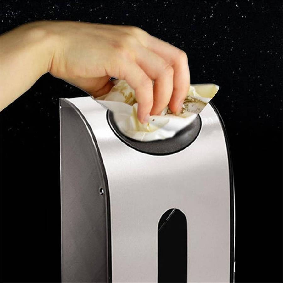 Wall Mount Plastic Bag Organizer,Durable Plastic Grocery Bag Saver,Kitchen Grocery Plastic Bag Hold