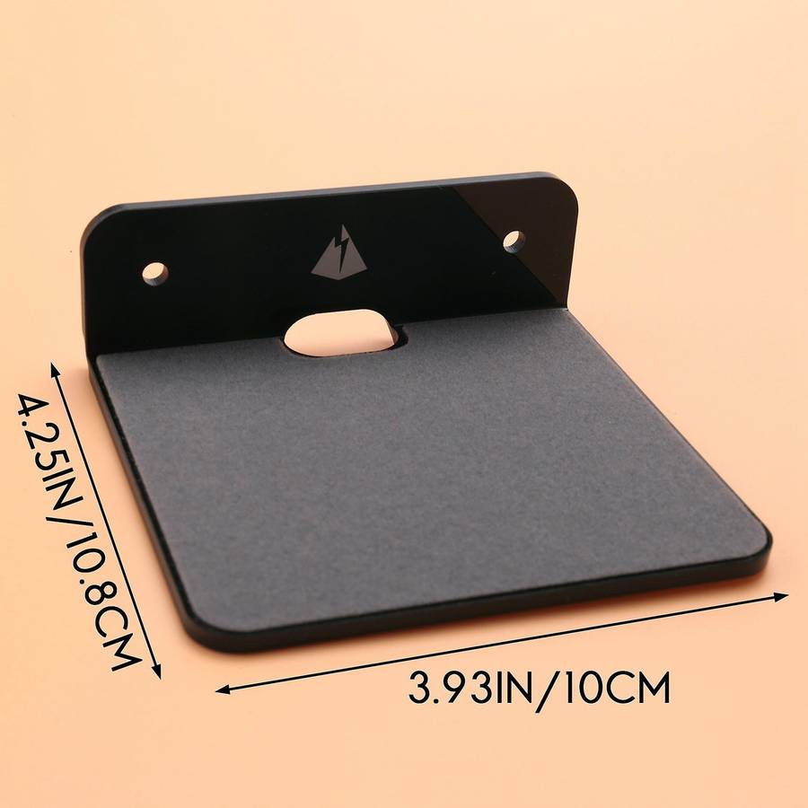 Wall Shelf Speaker Stand, Small Wall Shelf Speaker Mount (Black)