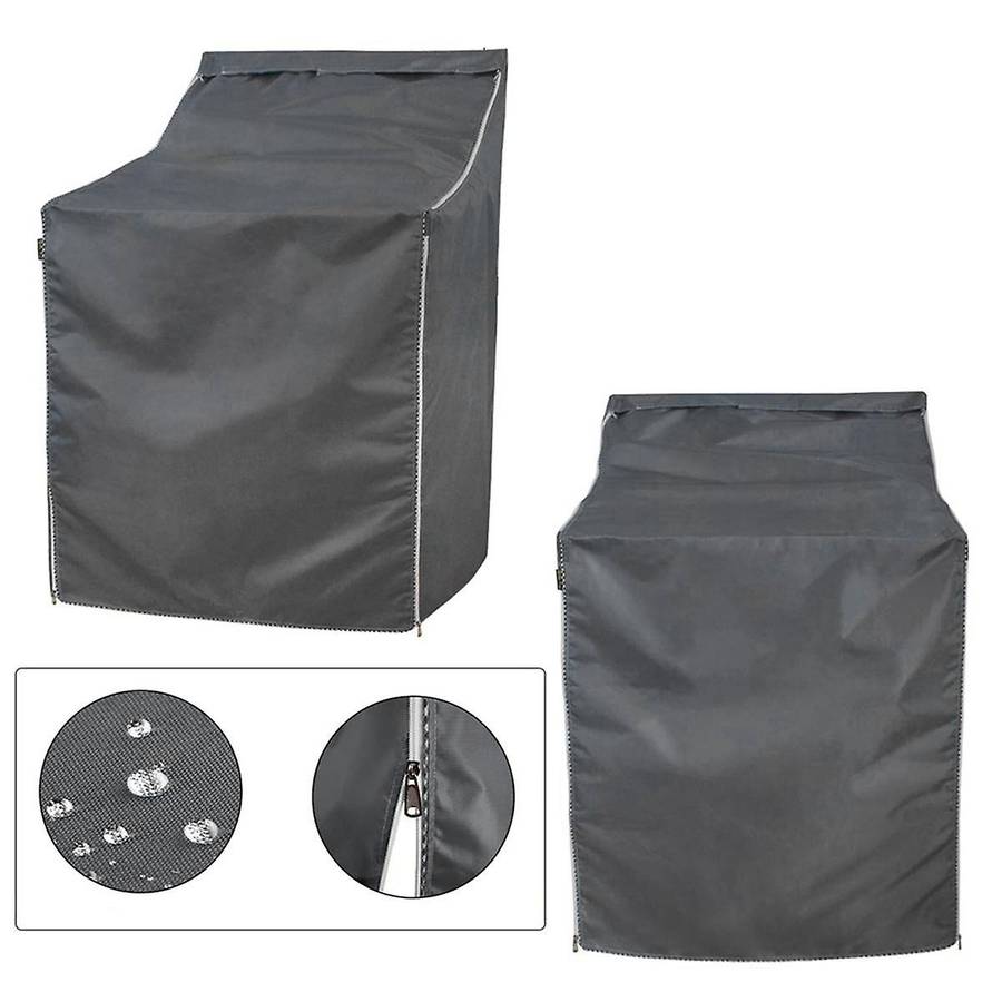 Washing Machine Cover for Top Load Machine,Washers Dryers Cover with Zipper Thickened Fabric