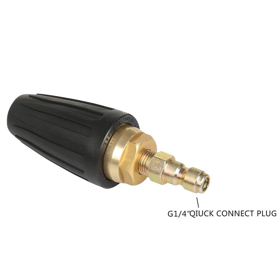 Washer Turbo Nozzle Compatible 1/4 Inch Discharge Water 3000 Psi