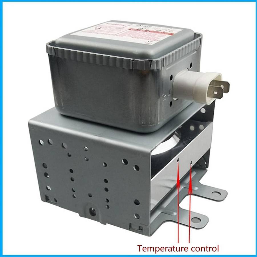 Water-Cooled Microwave Magnetron 2M303H Inverter Vacuum Electron Tube Long Base Plate 1080w Microwav