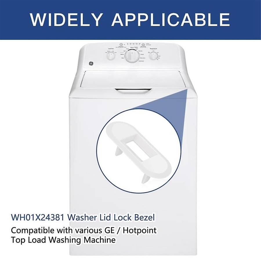 WH01X24381 4502680 Washer Lid Lock Bezel for Washer and Hotspot Top Washer Lid Lock Bezel Replacemen