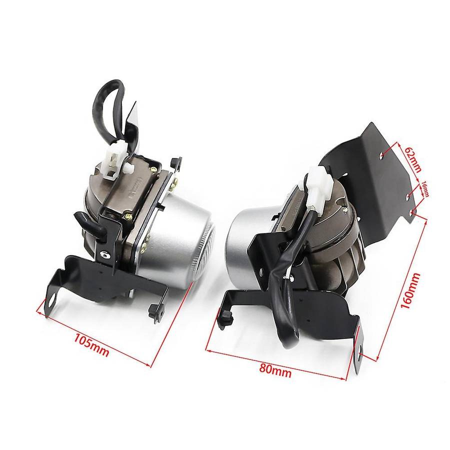 White Fog Light Bumper Lamps with Switch+Harness+Bezel for 2/3Dr 92-95