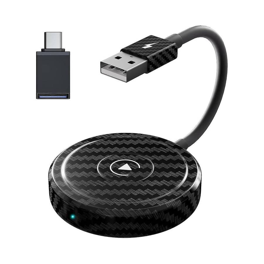Wireless Carplay Adapter, Plug & Play for Carplay Wireless Adapter, Online Update Auto Connect Easy