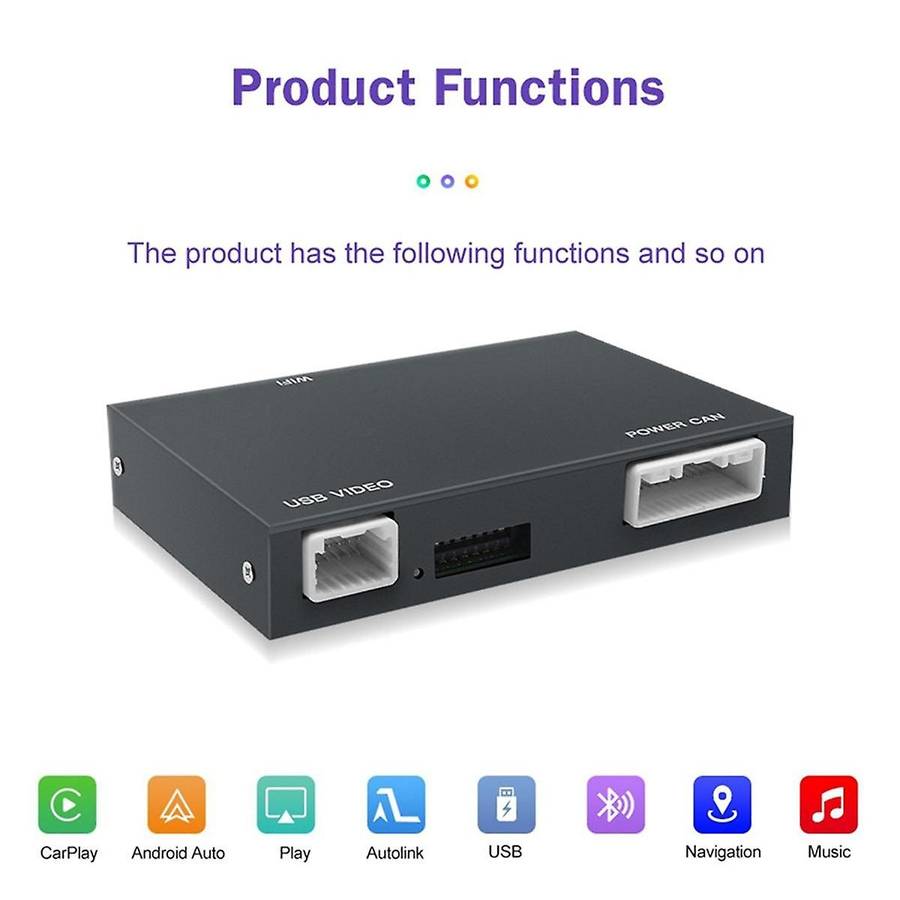 Wireless Carplay Android Auto for Touch 2 Entune2.0 Sienna Prius Yaris 14-19