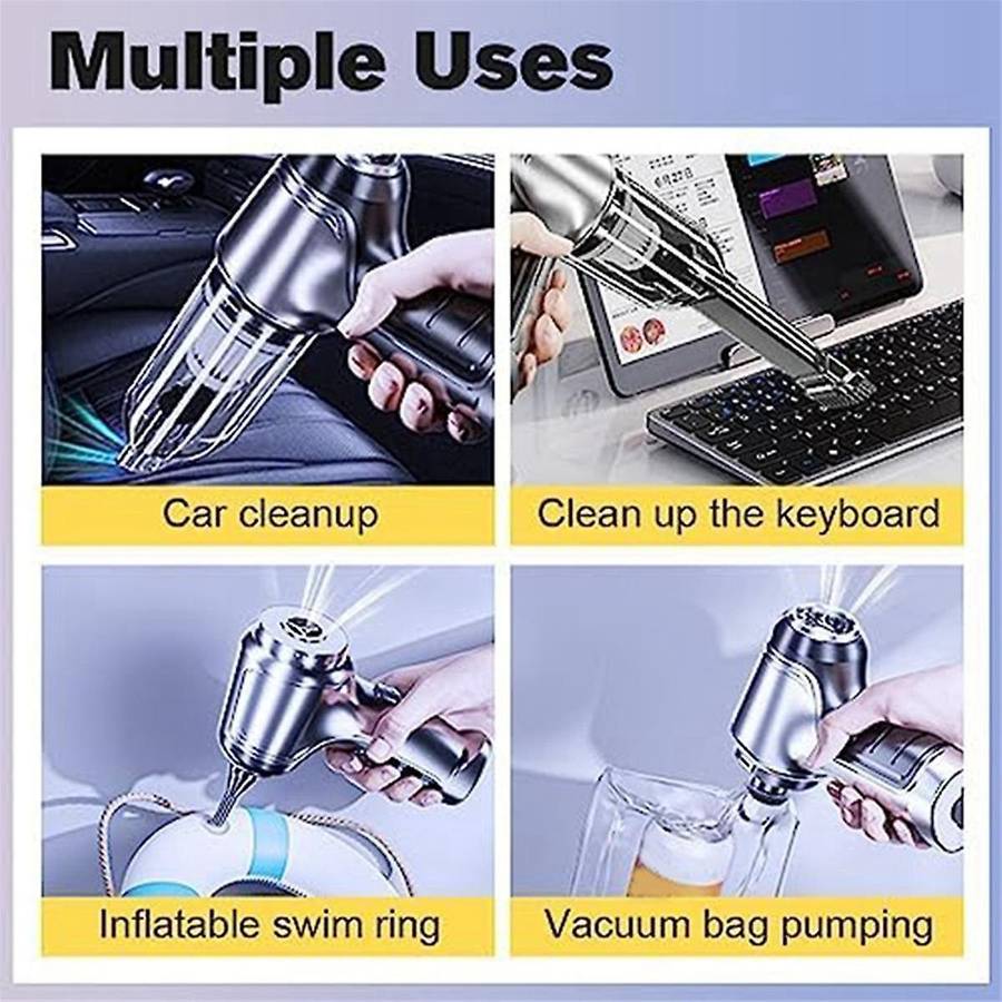 Wireless Handheld Car Vacuum Cleaner, 12000pa High Power Mini Portable Vacuum Cleaner,handheld Vacuu