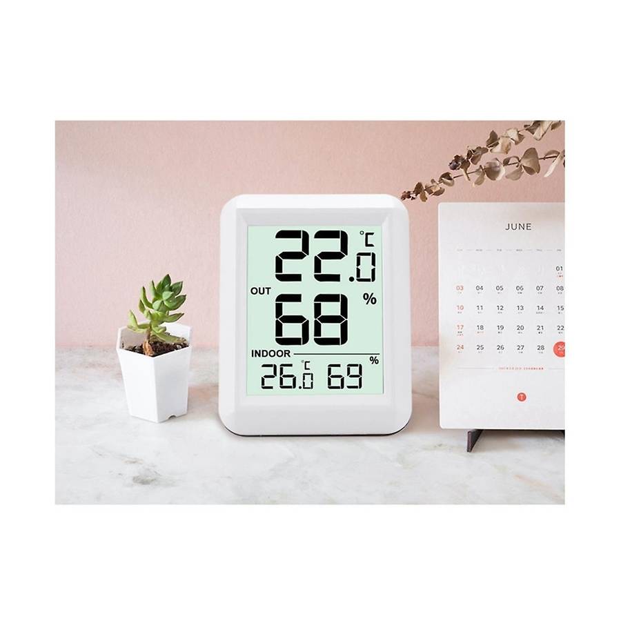 Wireless Thermometer Hygrometer Babyroom Digital Lcd Temperature Humidity Monitor Indoor Outdoor Wea