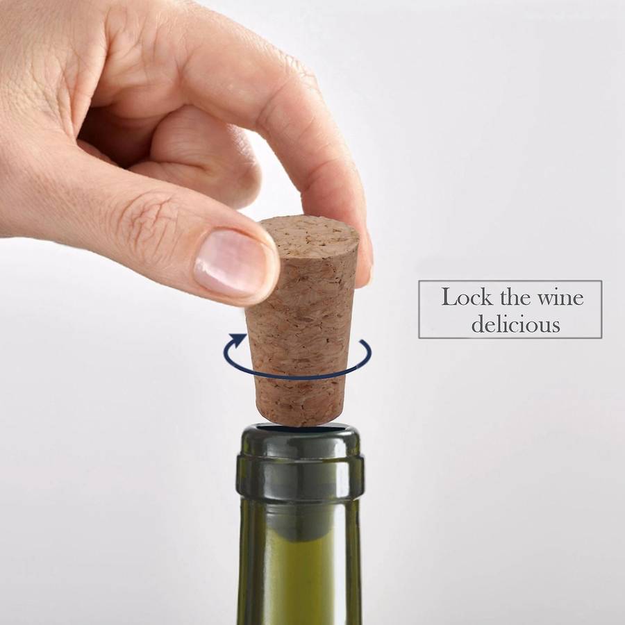 Wood Bottle Stopper,Soft Wood Corks,Tapered Cork Wooden Beer Bottle Stopper for Wine Making Craft,fo