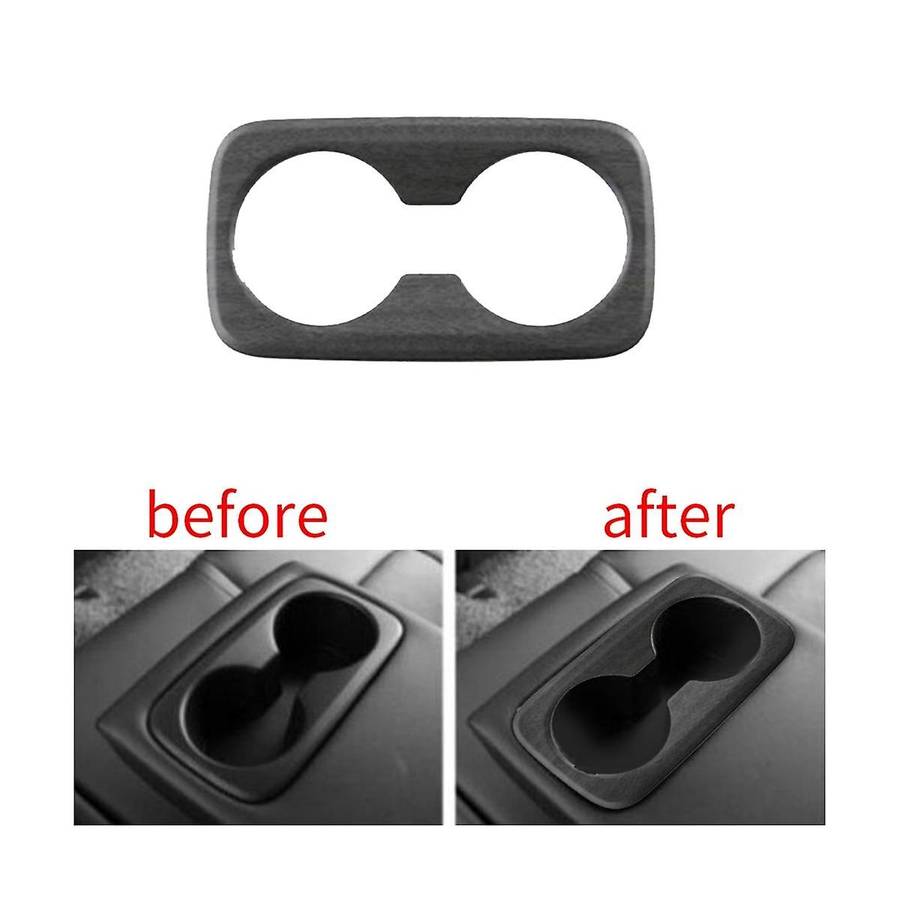 Wood Grain Interior Rear Water Cup Cover Trim for 2022 Nq5