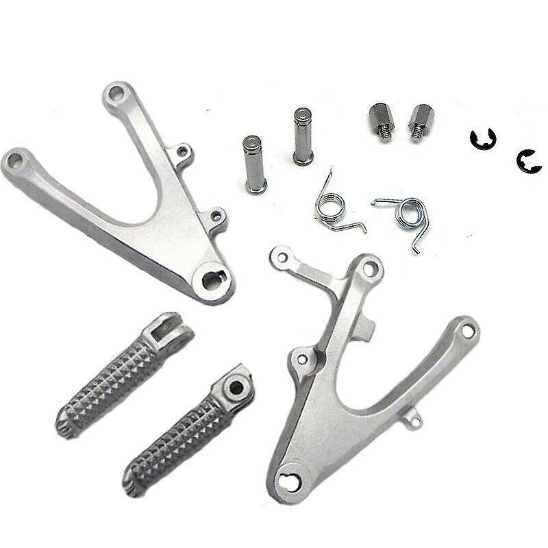 YZF-R1 Silver Front Foot Pegs Footrest for YZF R1 2004 2005 2006