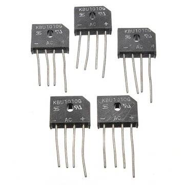 10A 1000V KBU1010 Single Phases Diode Rectifier Bridge IC Chip