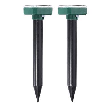6pcs Square Solar Electronic Ultrasonic Repeller Fram Snake Mice Pest Insect Animal RejectionTrap Ki