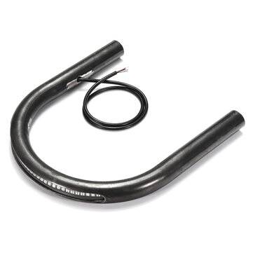 7/8inch Tube Black Cafe Racer Seat Frame Hoop Brat Loop LED Brake Turn Singal Lights (NO.: 002)