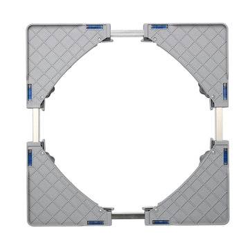 Adjustable Washing Machine Rack Refrigerator Undercarriage Frame Bracket Base Stand (TYPE: A)