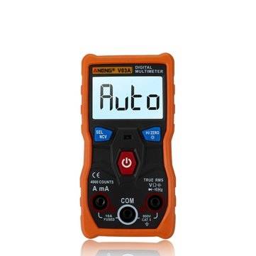 ANENG V03A Automatic Intelligent Gear Recognition Electrician NCV Pocket True RMS... (COLOR.: BLACK)