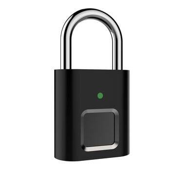 Anytek L34 MINI Fingerprint Lock Rectangular Intelligent Automatic Fingerprint Lock Padlock Intellig