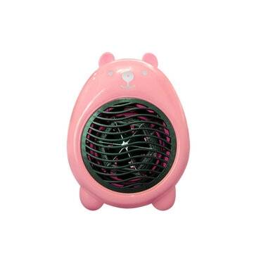 Bakeey Electric Heater Mini Portable Warmer Adjustable Thermostat Fast Heating PTC... (COLOR.: PINK)