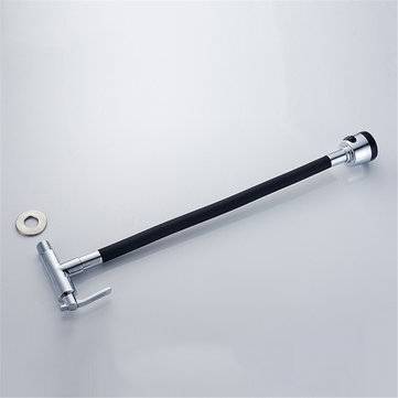 BOiROO Bathroom Basin Sink Faucet 360 Degree Rotatable Spout Single Handle Single Cold Tap Wall Moun