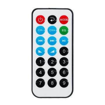 BT-118 bluetooth 2x10W Bass HIFI Lossless Amplifier 220V EU With Remote Control Support FM Memory Ca