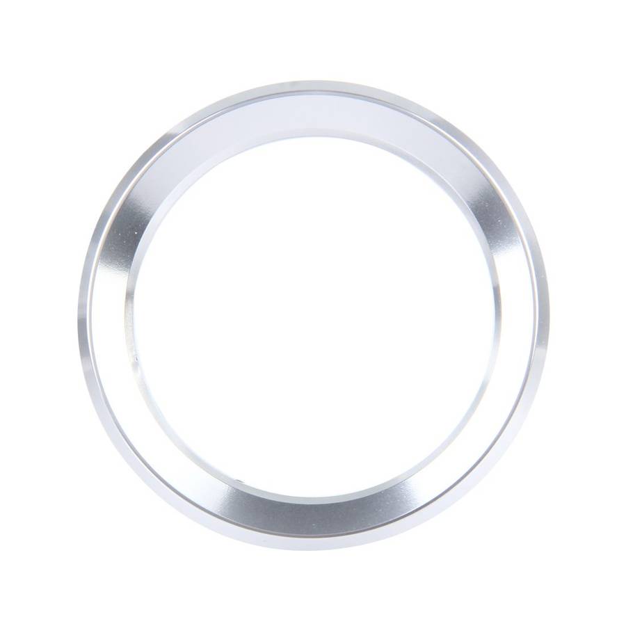 Car Aluminum Steering Wheel Decoration Ring For BMW(Silver)