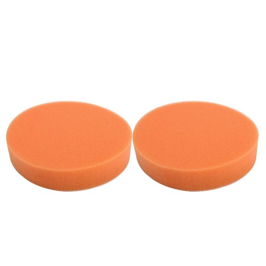 2 PCS Car Wax Sponge Round Shape Sponge High-density Waxing SpongeSize:12.5 x 12.5cm