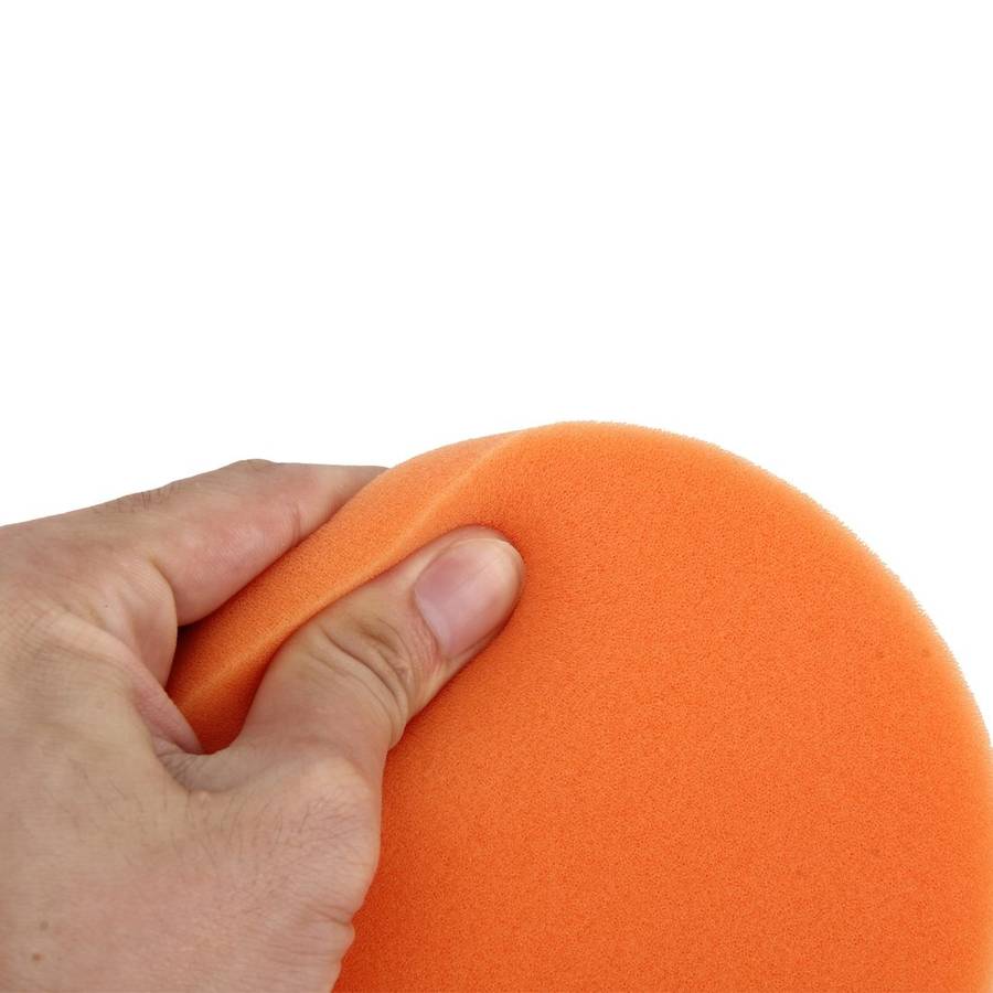 2 PCS Car Wax Sponge Round Shape Sponge High-density Waxing SpongeSize:12.5 x 12.5cm