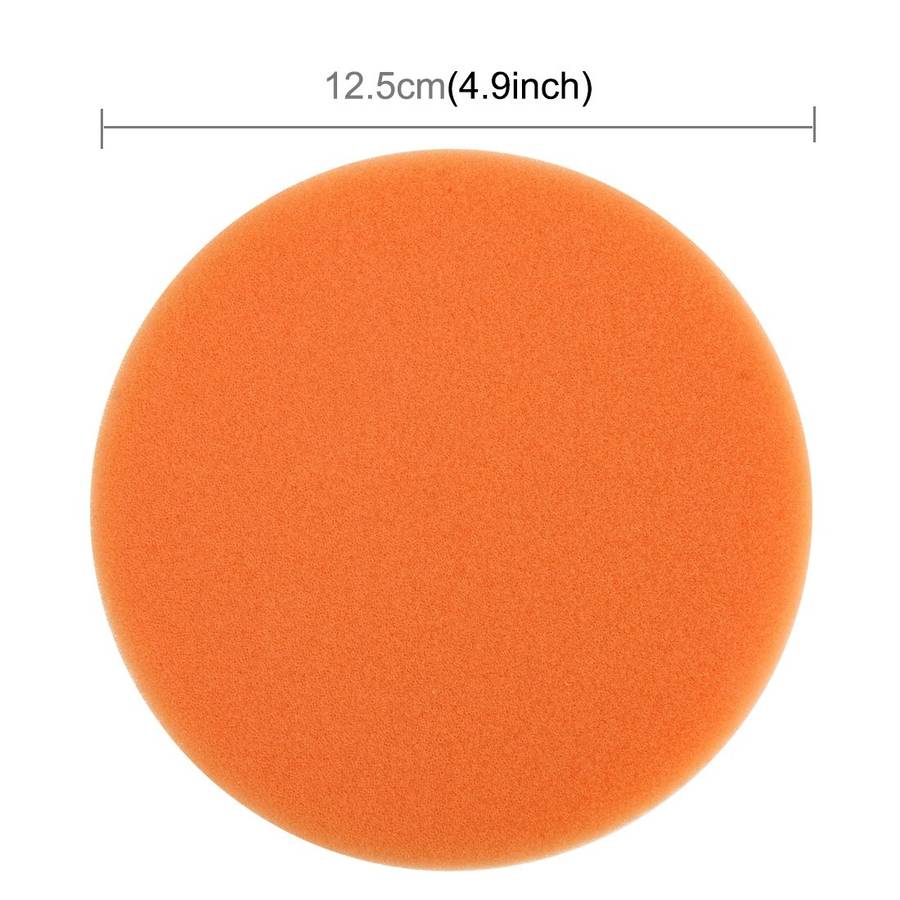 2 PCS Car Wax Sponge Round Shape Sponge High-density Waxing SpongeSize:12.5 x 12.5cm
