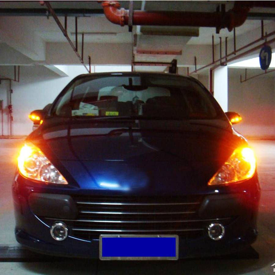 2 PCS T25 / 3156 5W 250LM 6000K Car Auto Turn Light Reversing Lights 16LEDs SMD ... (White Light)